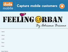 Tablet Screenshot of feelingurban.com